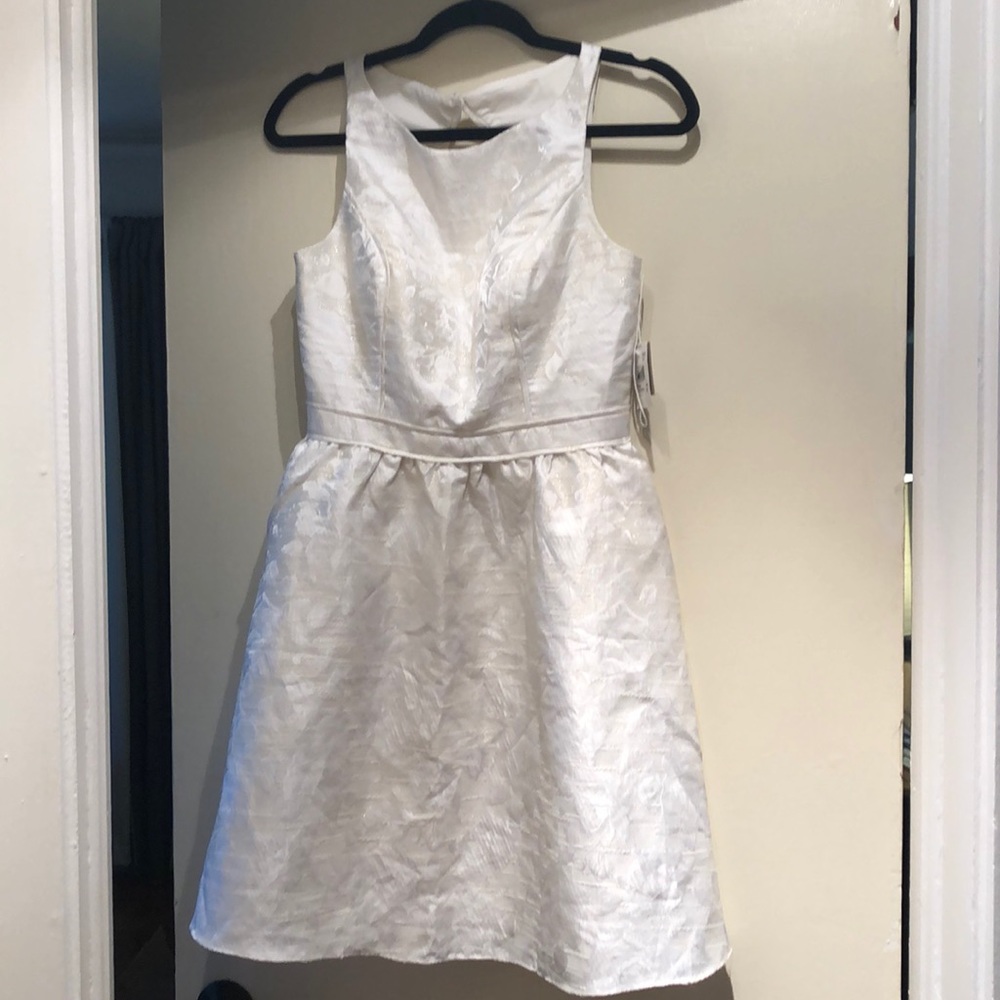 Aidan Mattox Jacquard Dress
